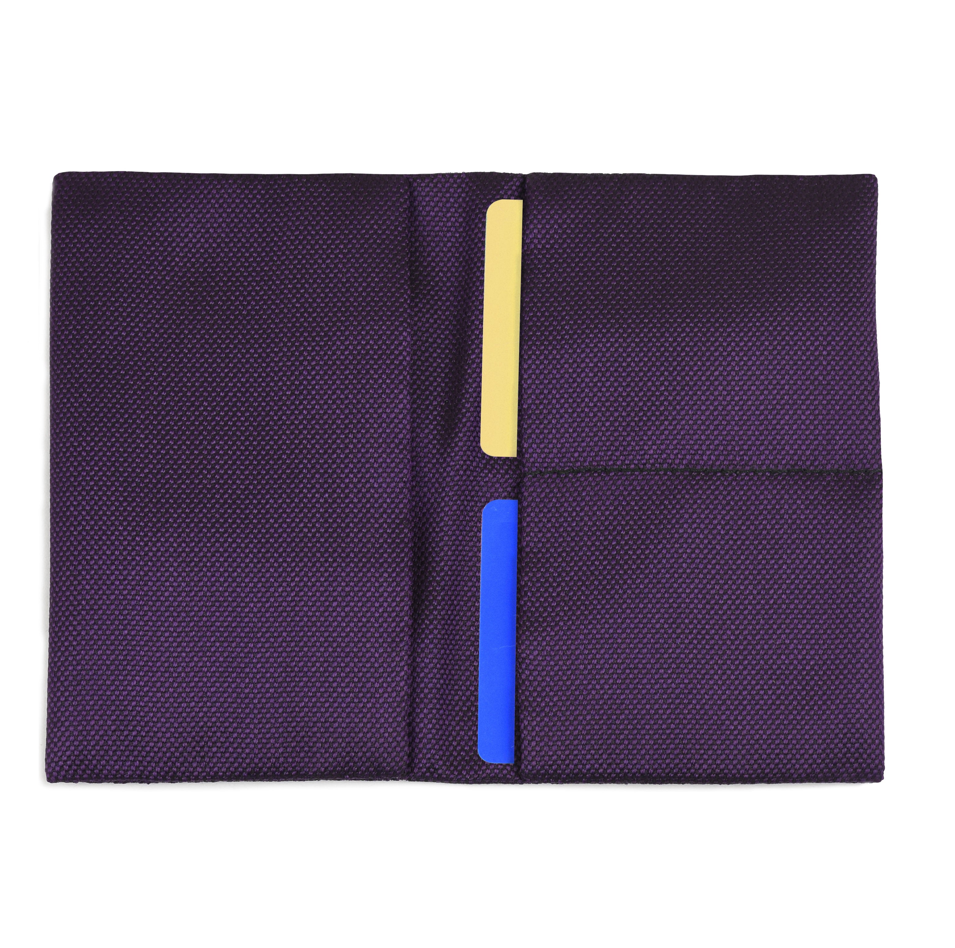 {[en]:Purple Oxford Silk Wallet