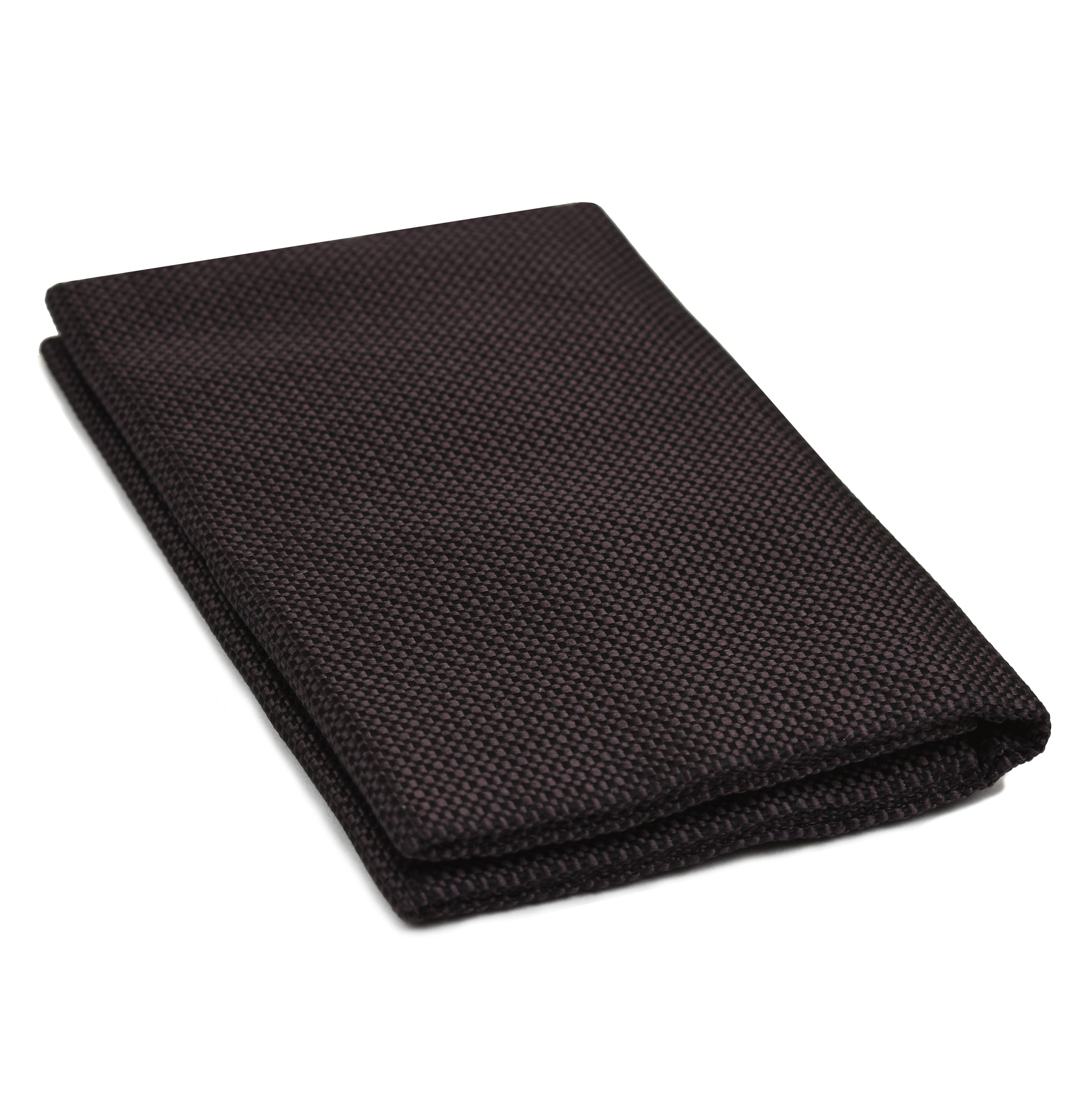 {[en]:Dark Plum Oxford Silk Wallet