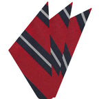 {[en]:Yorkshire Hussars Silk Pocket Square