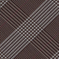 {[en]:Dark Brown Large Prince Of Wales Silk Pocket Square
