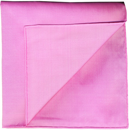 {[en]:Sweet Pink Shot Thai Silk Pocket Square