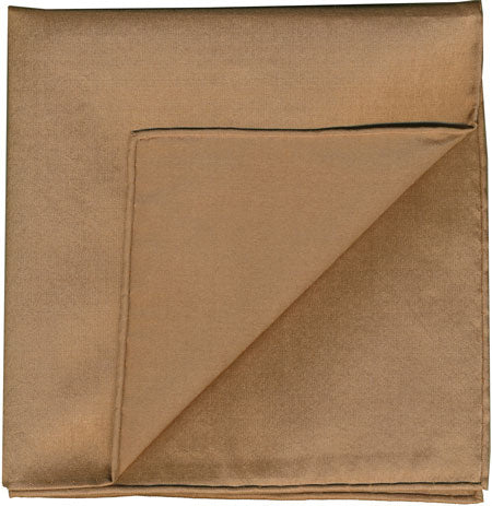 {[en]:Brown Shot Thai Silk Pocket Square