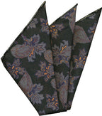 {[en]:Sangdao Printed Thai Silk Pocket Square