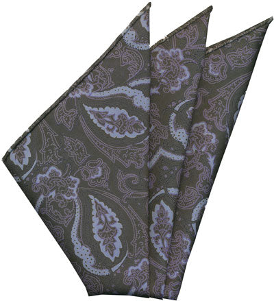 Sangdao Printed Thai Silk Pocket Square #16