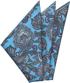 {[en]:Sangdao Printed Thai Silk Pocket Square