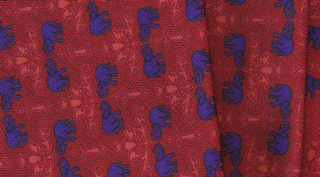 {[en]:Sangdao Printed Thai Silk Pocket Square