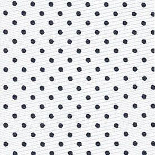 {[en]:Black on White Macclesfield Printed Silk Tie