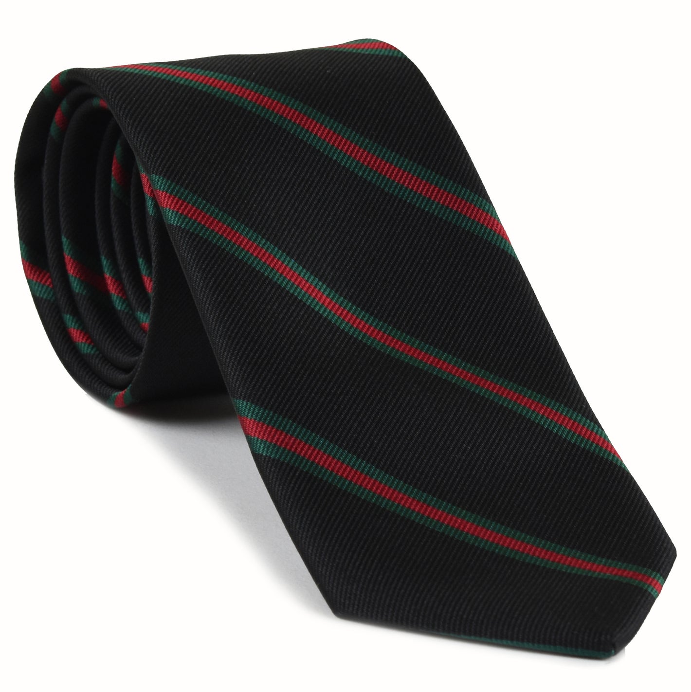 {[en]:12th London Regiment Stripe Silk Tie