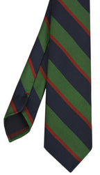 {[en]:Royal Army Dental Corps Stripe Silk Tie