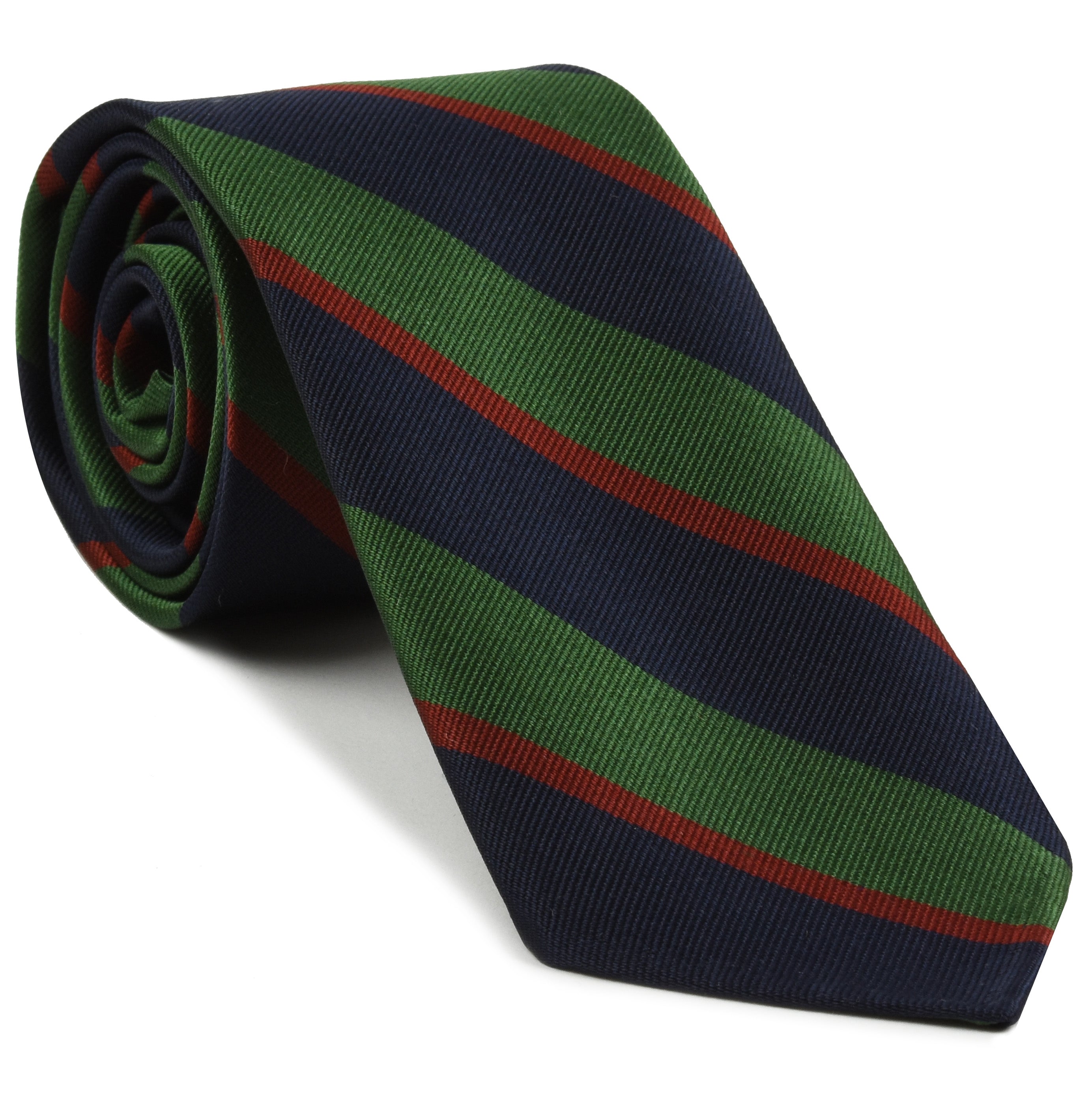 {[en]:Royal Army Dental Corps Stripe Silk Tie