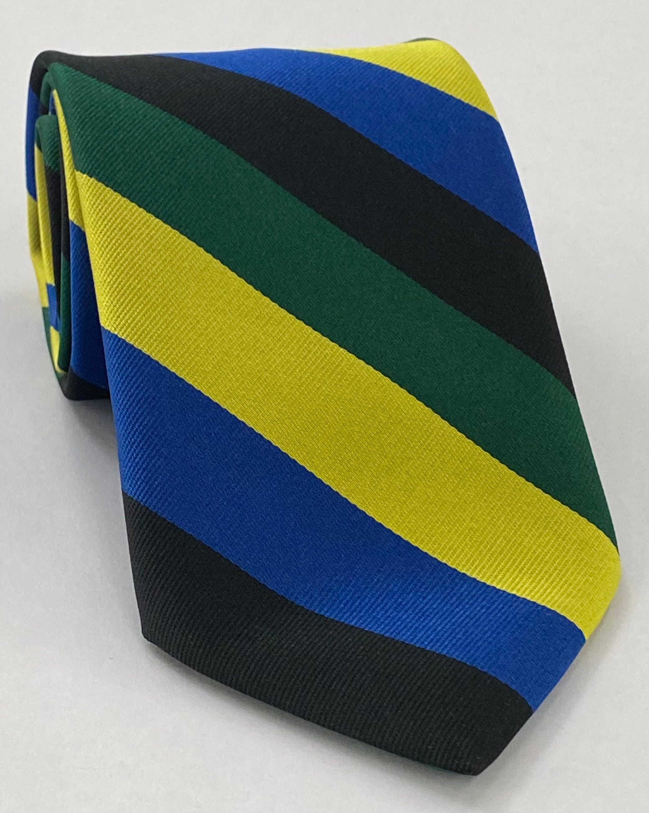 第4アーガイル・アンド・サザーランド・ハイランダーズ シルクタイ RGT-48C コーンイエロー、フォレストグリーン、ブラック、ダークブルー