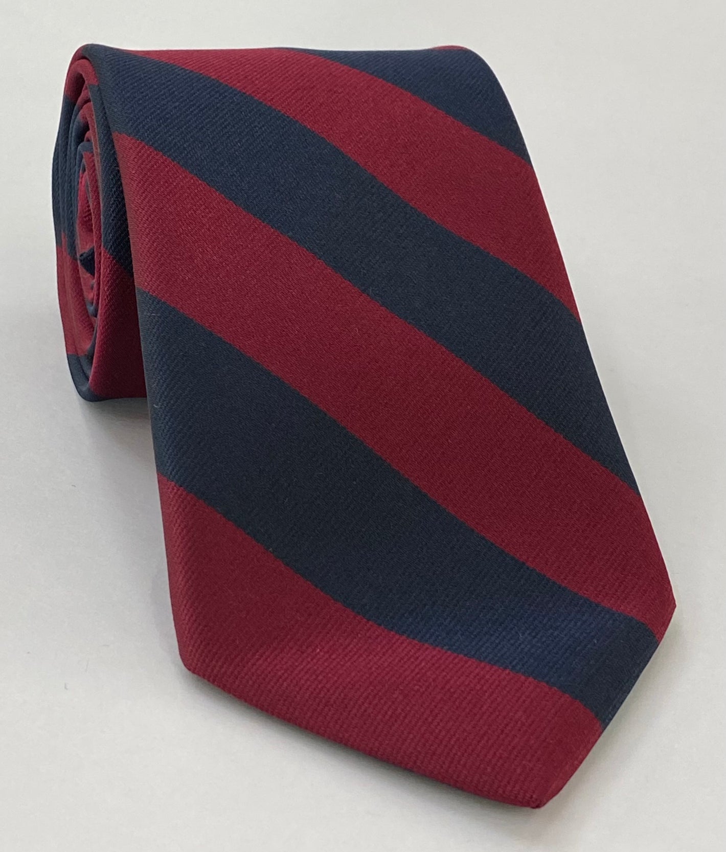 Brigade of Guards 실크 타이 RGT-51 미드나잇 블루 & 다크 레드