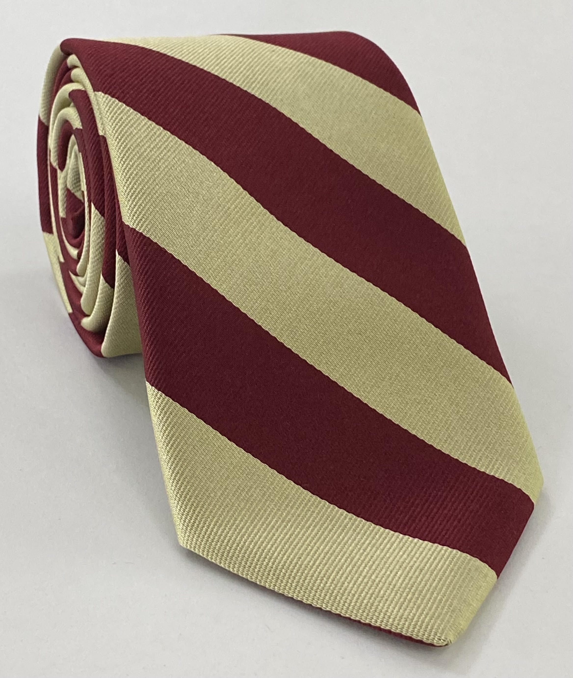 ランカシャー・フューザリア シルクタイ RGT-54 ソフトゴールド＆ダークレッド