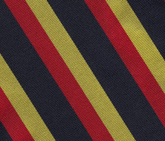 {[en]:15th-19th King's Royal Hussars Silk Pocket Square