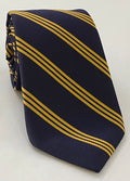 Yellow On Navy British Legion Silk Tie RGT-70