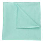 {[en]:Carlo Riva - Green & White Voile Cotton Pocket Square