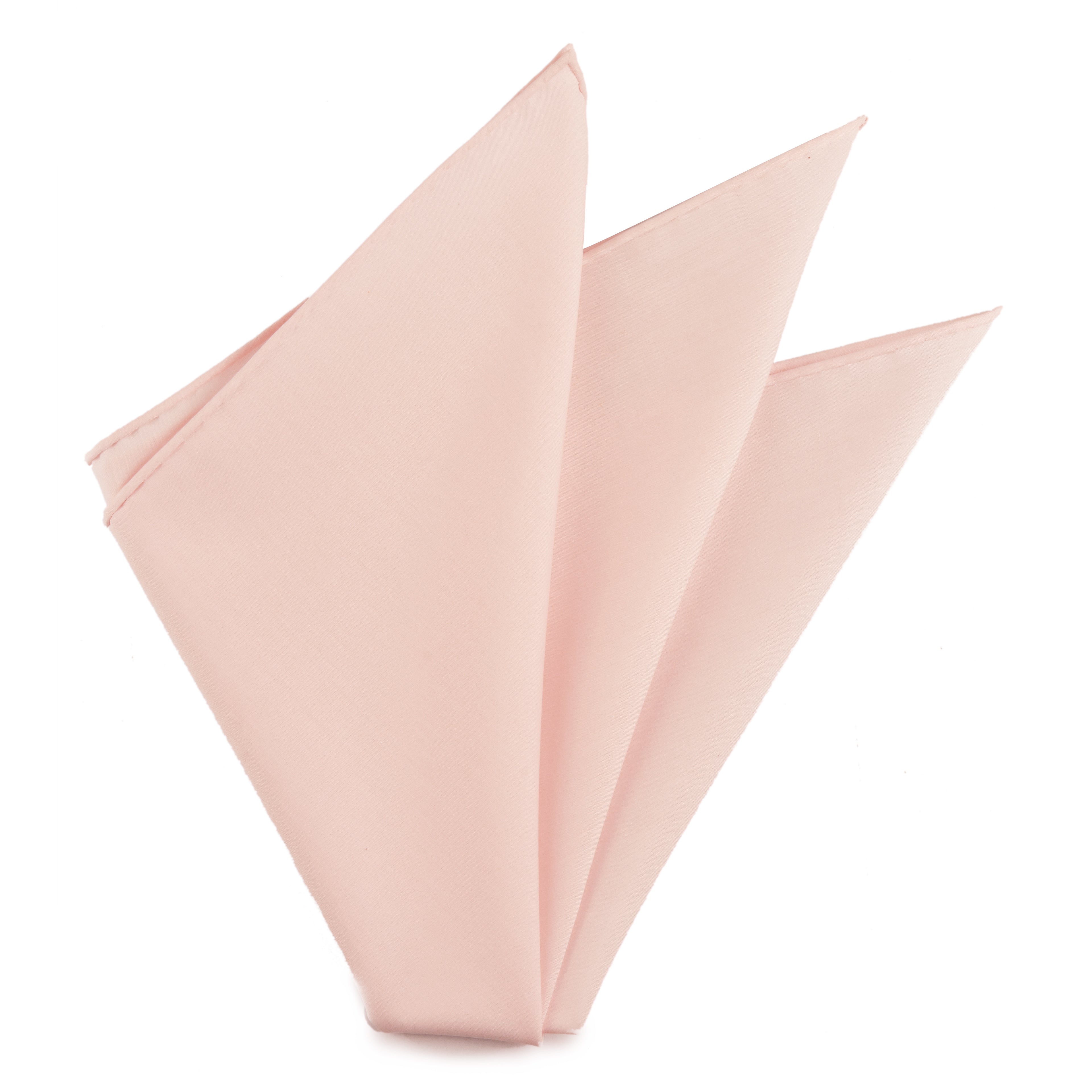 {[en]:Carlo Riva - Peach Voile Cotton Pocket Square