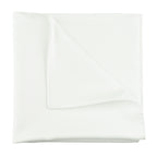 {[en]:White Super Oxford Cotton Pocket Square