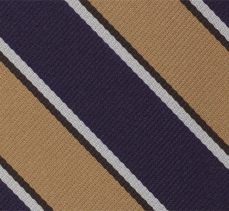 {[en]:Assam Valley Light Horse Strip Silk Pocket Square
