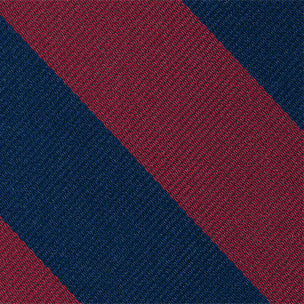 {[en]:Household Cavalry Stripe Silk Pocket Square