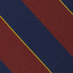 {[en]:1st The Royal Dragoons Stripe Silk Pocket Square