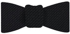 {[en]:Black & Midnight Blue Cashmere/Silk Grenadine Grossa Silk Bow Tie