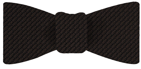 {[en]:Bitter Chocolate & Midnight Blue Cashmere/Silk Grenadine Grossa Silk Bow Ties