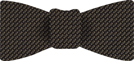 {[en]:Camel & Midnight Blue Cashmere/Silk Grenadine Grossa Silk Bow Ties