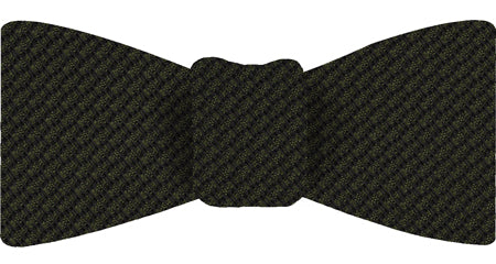 {[en]:Forest Green & Midnight Blue Cashmere/Silk Grenadine Grossa Silk Bow Tie