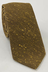 Yellow Gold Shantung Grenadine Fina Silk Tie SHFT-15