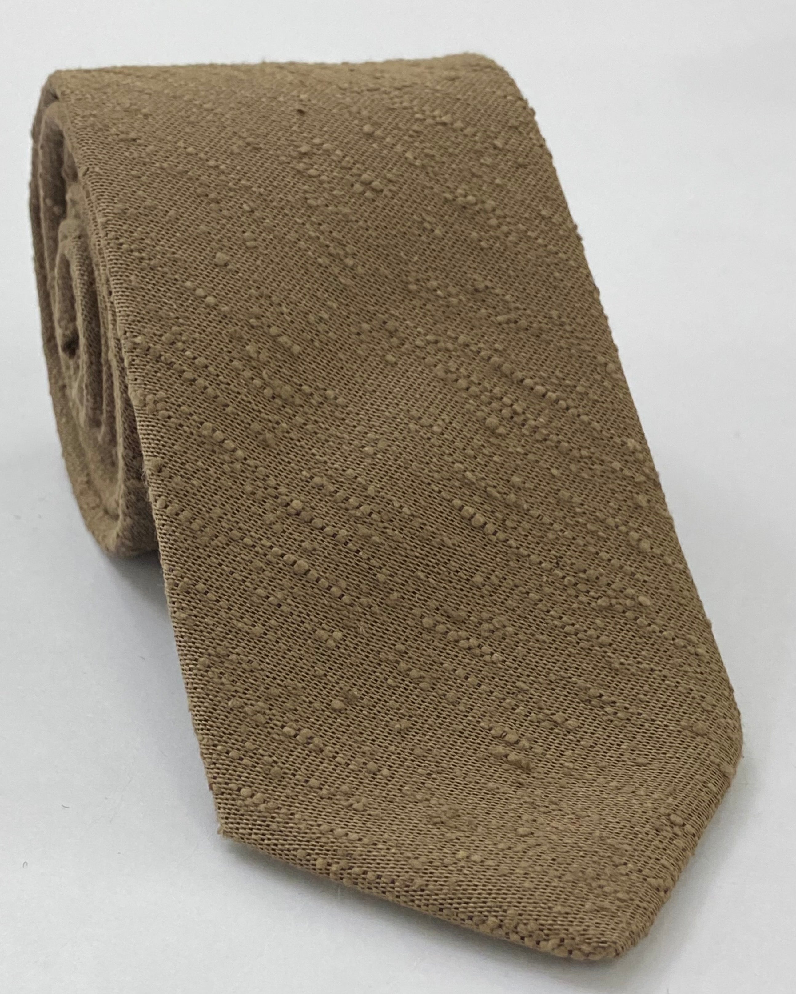 카멜 샨퉁 솔리드 실크 타이 SHSOT-11