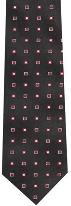 {[en]:English Geometric Silk Tie