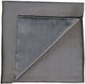 {[en]:Charcoal Gray Shot Thai Silk Pocket Square
