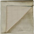 {[en]:Light Brown Shot Thai Silk Pocket Square
