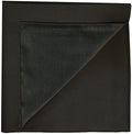 {[en]:Black Shot Thai Silk Pocket Square