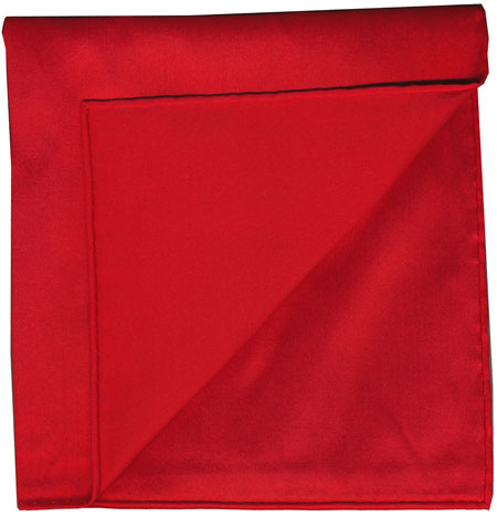 {[en]:Red Shot Thai Silk Pocket Square
