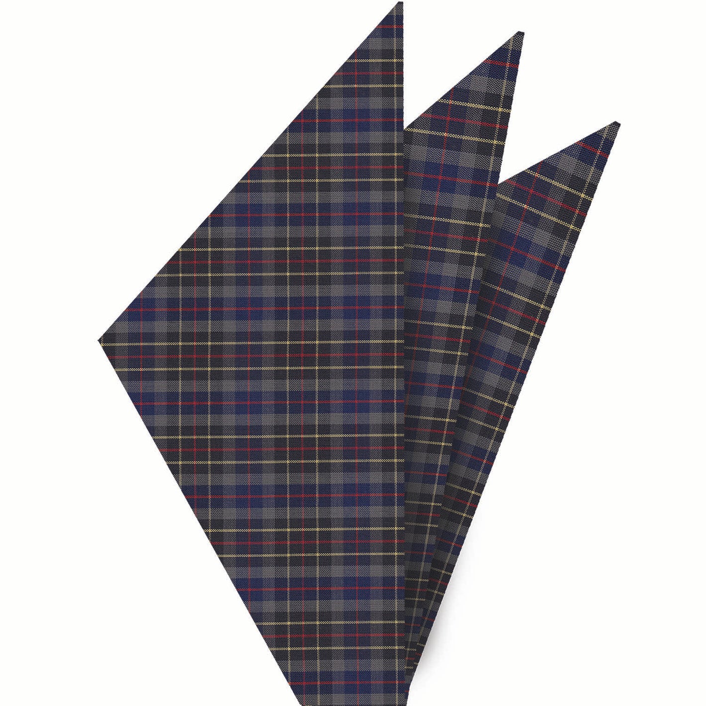 {[en]:Brodie Tartan Cotton Pocket square