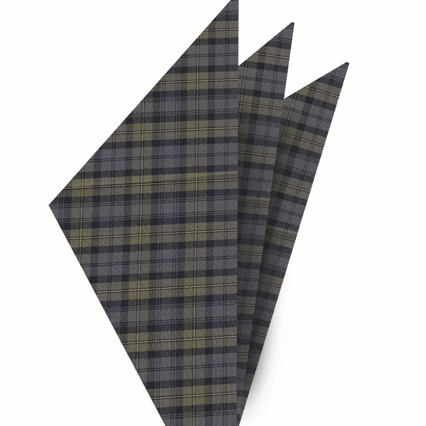 {[en]:Gordon Tartan Cotton Pocket square