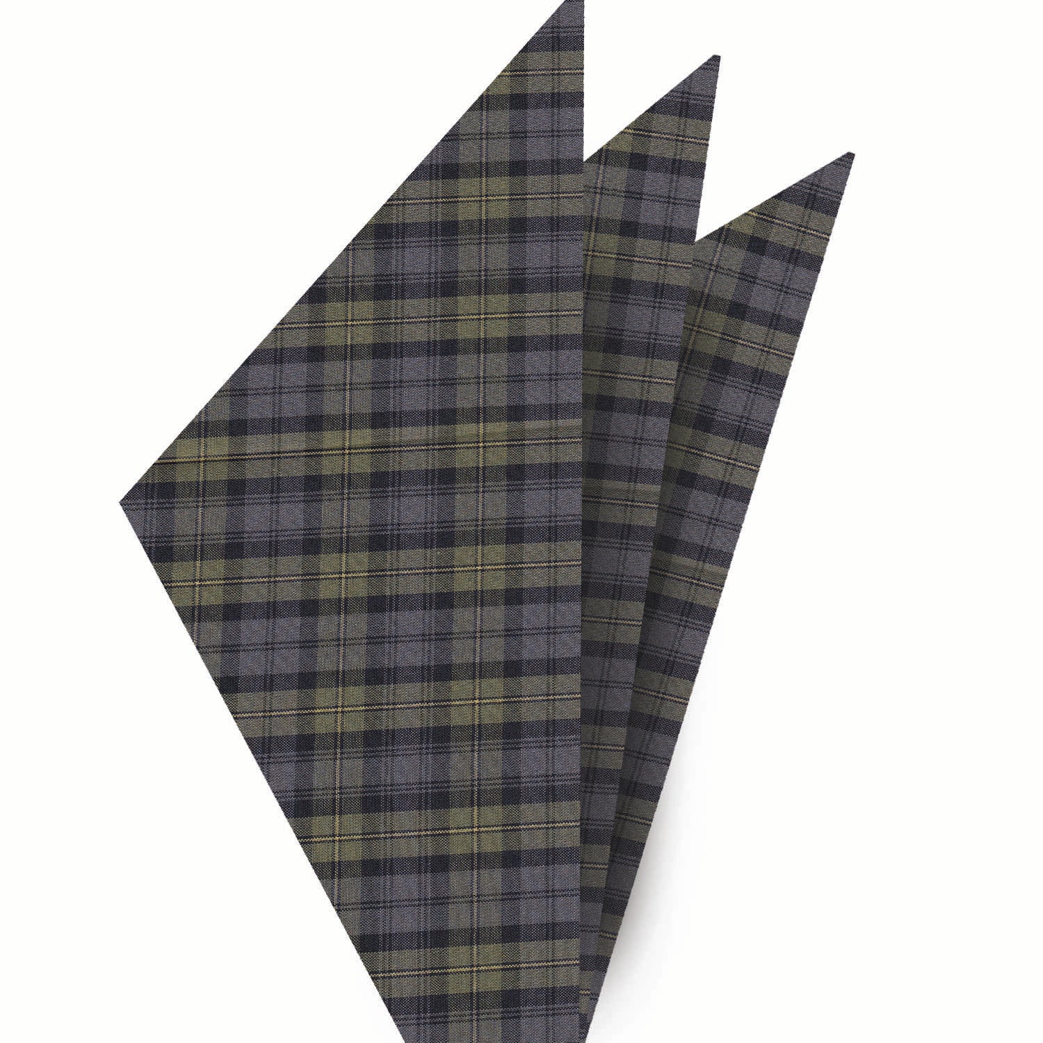 {[en]:Gordon Tartan Cotton Pocket square