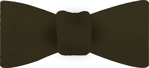 {[en]:Olive Shot Thai Silk Bow Tie