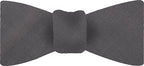{[en]:Charcoal Gray Shot Thai Silk Bow Tie