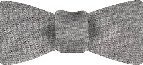 {[en]:Silver Gray Shot Thai Silk Bow Tie