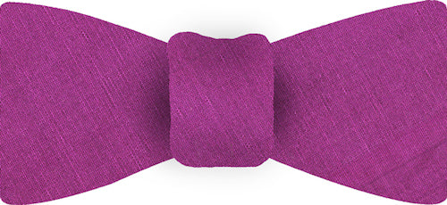 {[en]:Dark Pink Shot Thai Silk Bow Tie