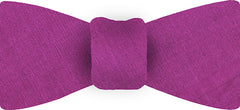 {[en]:Dark Pink Shot Thai Silk Bow Tie