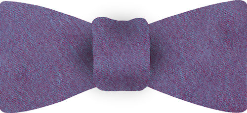 {[en]:Blueish Red Shot Thai Silk Bow Tie