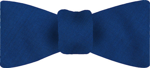 {[en]:Blue Shot Thai Silk Bow Tie