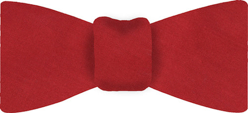 {[en]:Bright Red Thai Shot Silk Bow Tie