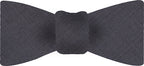 {[en]:Dark Charcoal Thai Shot Silk Bow Tie