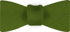 {[en]:Young Leaf Green Thai Shot Silk Bow Tie