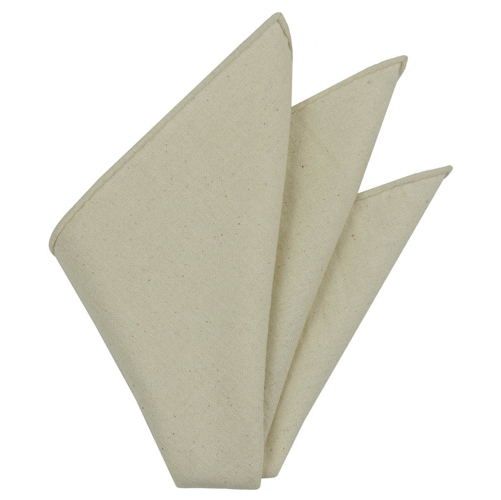 {[en]:Off-White Doi Tao Thai Cotton Pocket Square